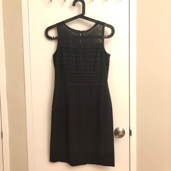 LOFT Dresses & Skirts - LOFT Little Black Dress with Silky Gauze